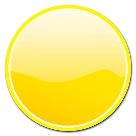 Yellow Circle Vinyl Laminated Decal